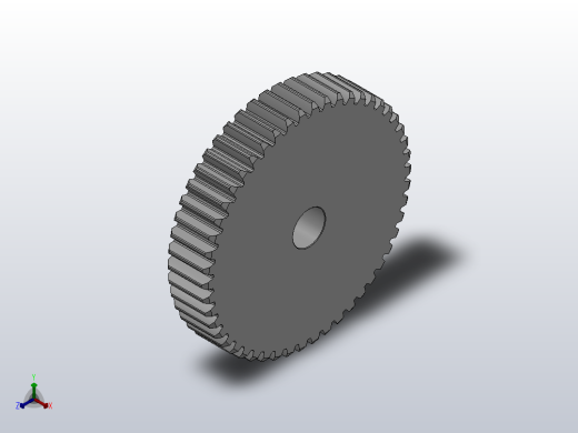 标准型模数2.5直齿轮压力角20°_GSFHC-2.5-50-25-dc20-A