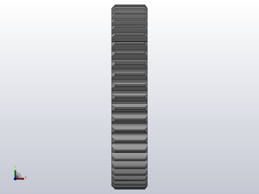 标准型模数2.5直齿轮压力角20°_GSFHC-2.5-50-25-dc20-A前视缩略图