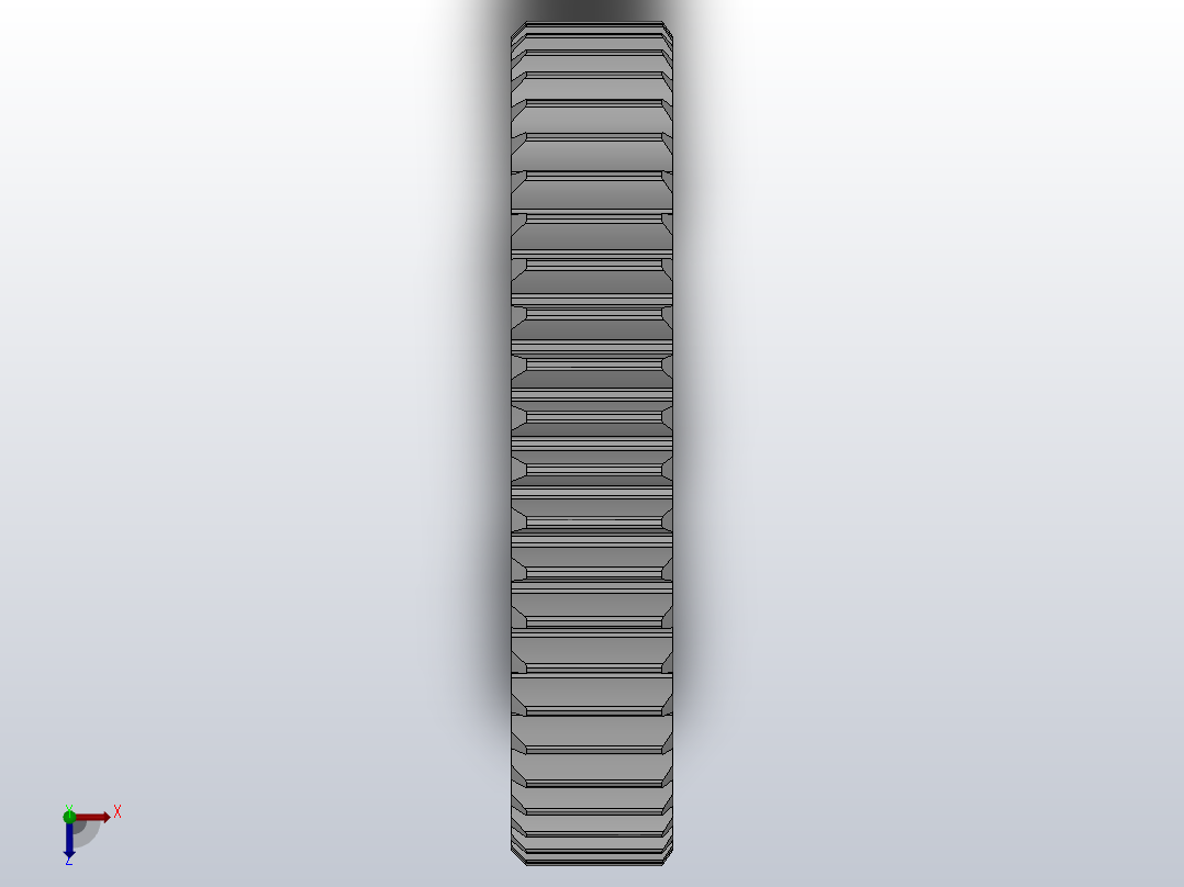 标准型模数2.5直齿轮压力角20°_GSFHC-2.5-50-25-dc20-A俯视图