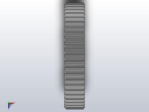 标准型模数2.5直齿轮压力角20°_GSFHC-2.5-50-25-dc20-A俯视缩略图