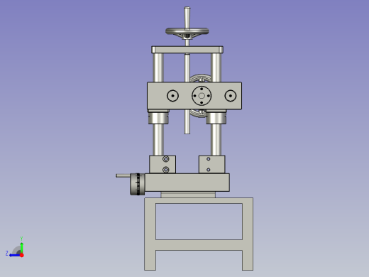 手摇把手生产用折弯装置右视缩略图