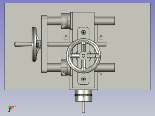 手摇把手生产用折弯装置俯视缩略图