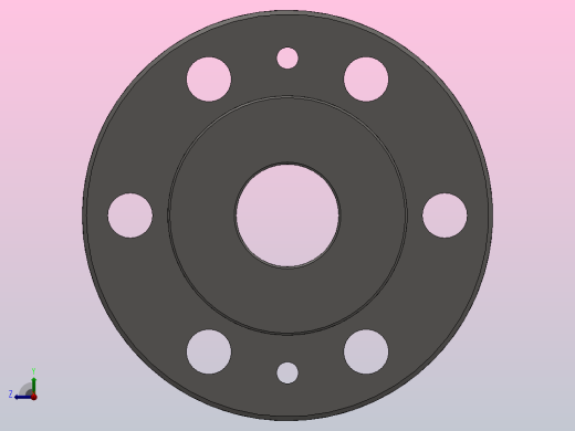 带法兰盘的滚针和双向推力圆柱滚子组合轴承 ZARF型_ZARF 1560前视缩略图