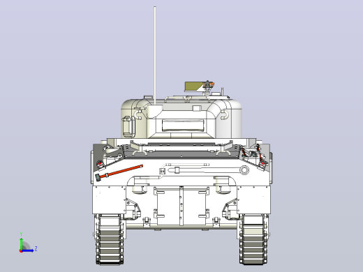 1比30 M4谢尔曼坦克模型左视缩略图