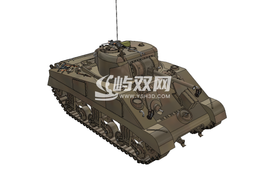 1比30 M4谢尔曼坦克模型缩略图