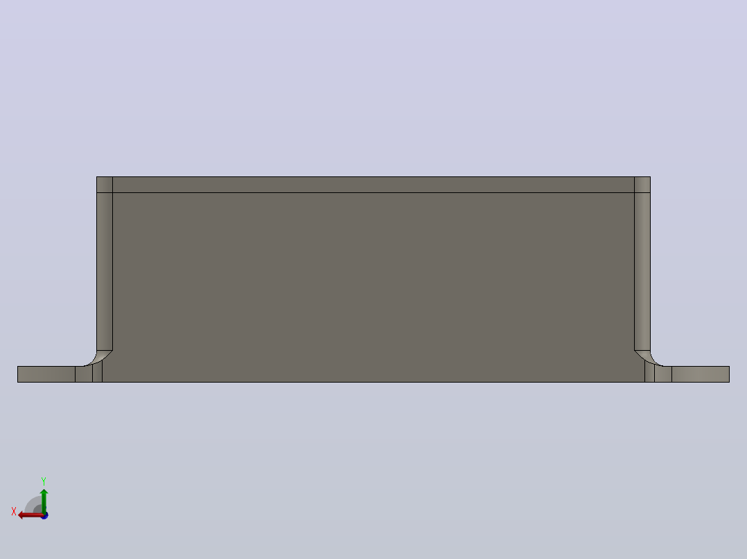 PCB 外壳盒后视图