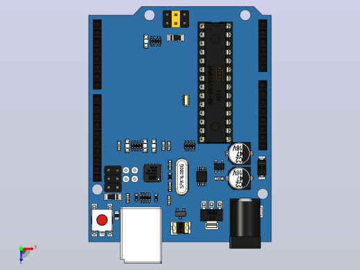 Arduino UNO驱动L298型足球机器人小车俯视缩略图