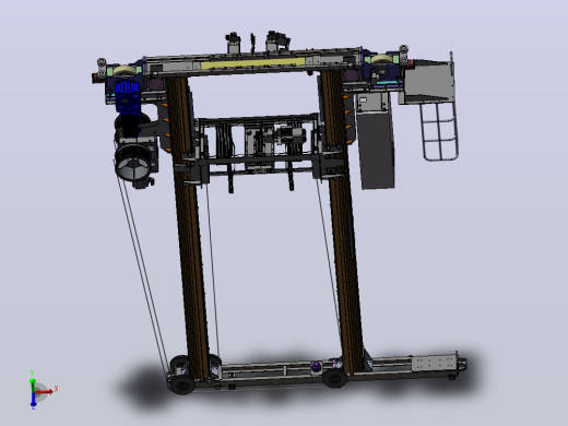 堆垛机（堆垛起重机）sw+cad