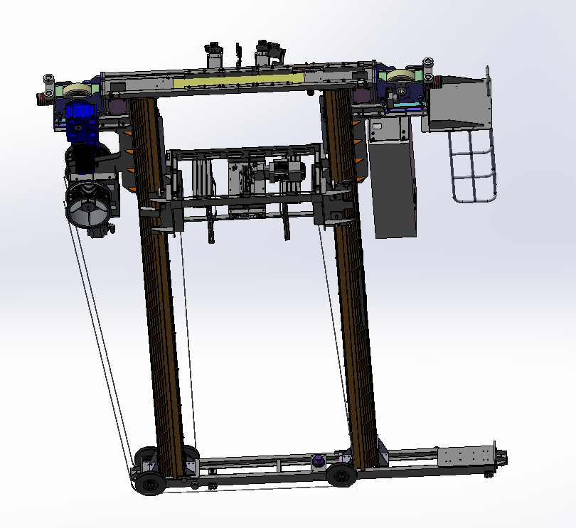 堆垛机（堆垛起重机）sw+cad