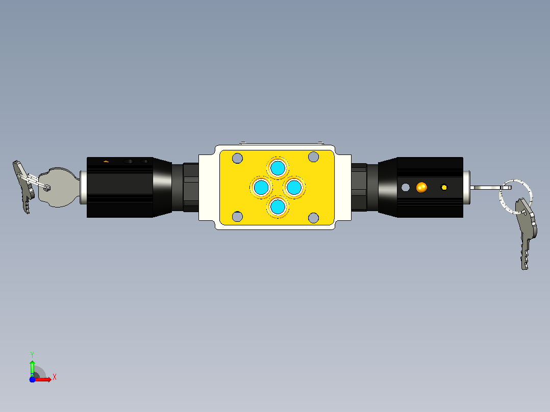 Z2FS6-3-4XJ-S叠加式单向节流阀前视图