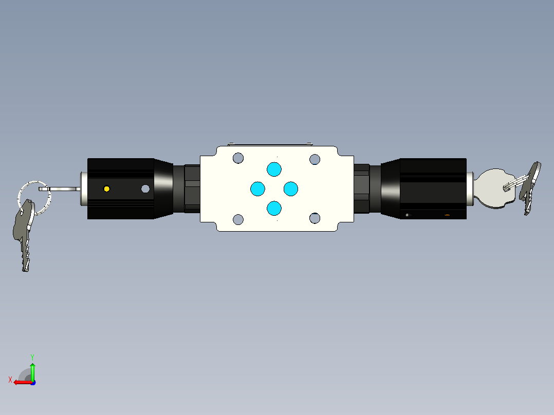 Z2FS6-3-4XJ-S叠加式单向节流阀后视图