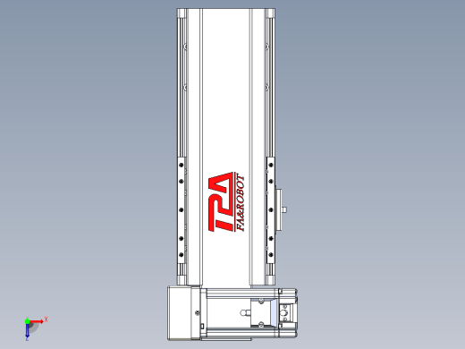 皮带直线轴半封闭可选导轨TPA-HNB-120D-110-L100-LU-C-P40-N3俯视缩略图
