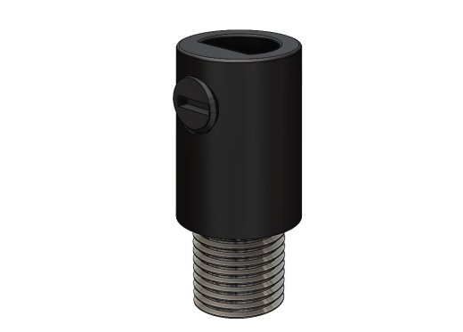 用于吊灯配件的M10外螺纹线夹。M6平头螺丝固定电缆。适用于直径不超过6mm的电缆缩略图
