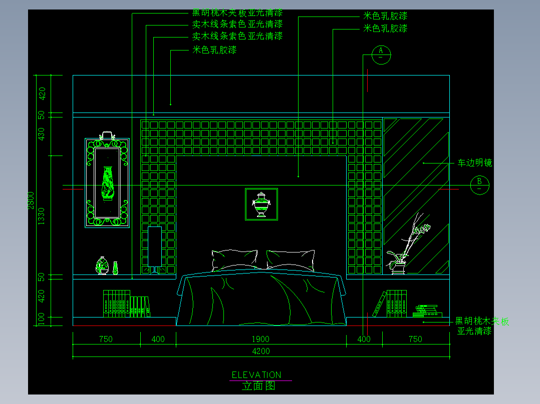 家装类CAD土块(二)-FH01076D