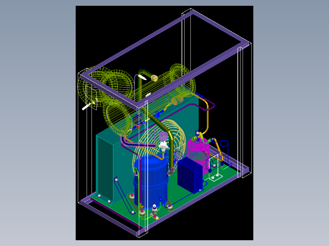 国外的冰淇淋机冷却方案 