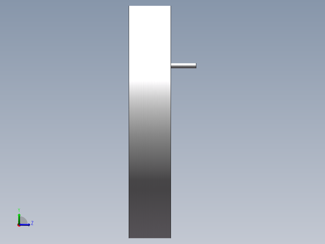 参数化建模 齿轮传动3D模型左视图
