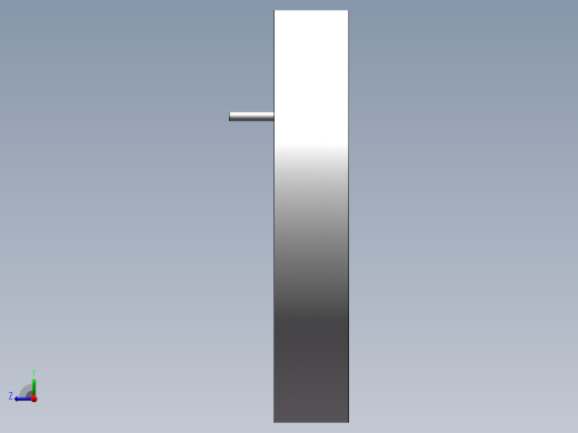 参数化建模 齿轮传动3D模型右视缩略图