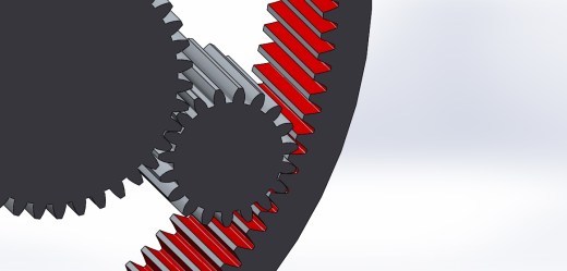 参数化建模 齿轮传动3D模型缩略图
