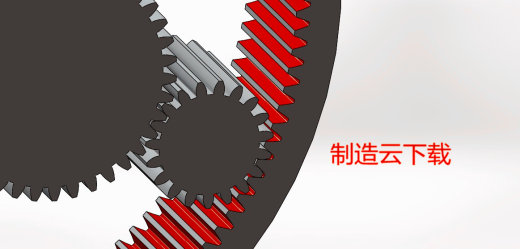 参数化建模 齿轮传动3D模型缩略图