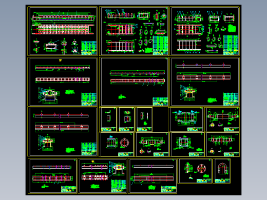 BWJ1500×13014mm　板式　给料机CAD　全套图