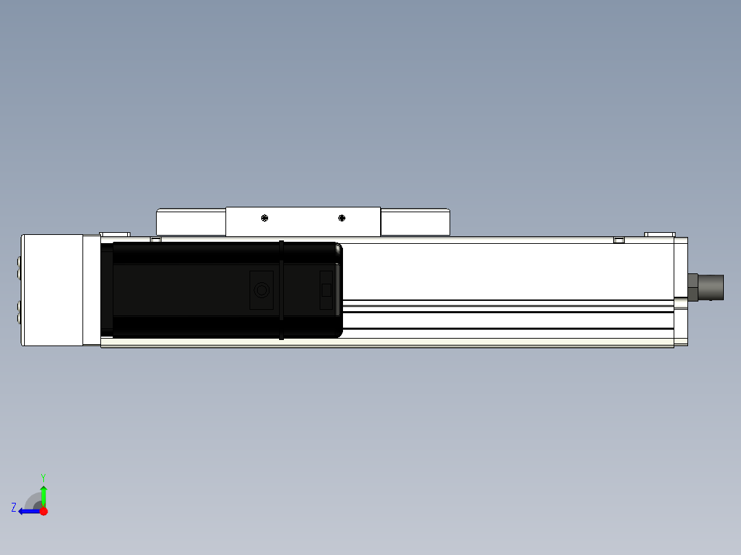 Toyo东佑达直线模组-ECH14-100-BL-400W+煞車右视图