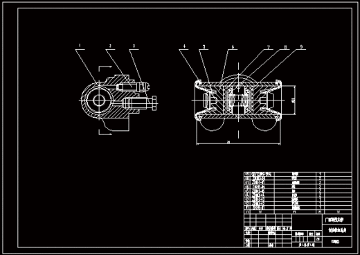 一套完整的汽车鼓式制动器设计（含完整CAD图）缩略图