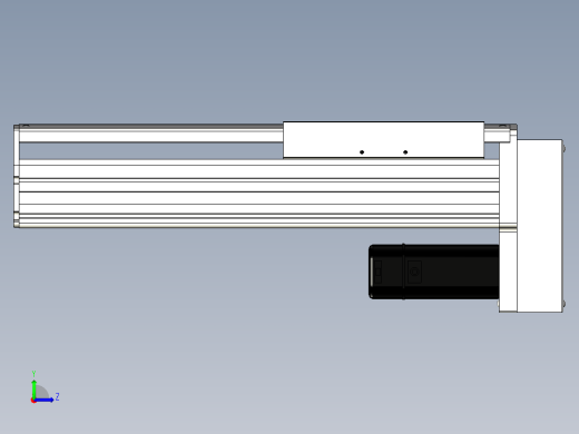 Toyo东佑达直线模组-ETH22-250-BM-400W+煞車左视缩略图