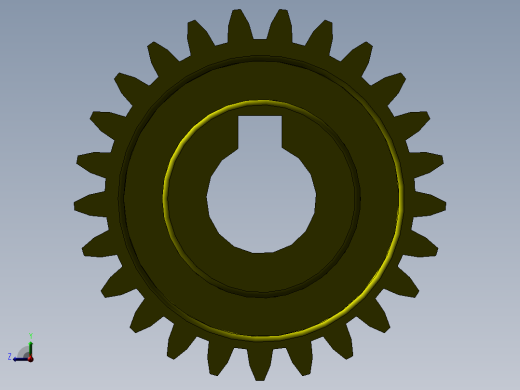 SolidWorks三维机械设计基础练习图纸及3D模型 前视缩略图