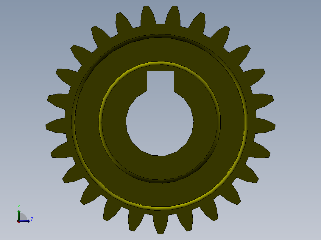 SolidWorks三维机械设计基础练习图纸及3D模型 后视图