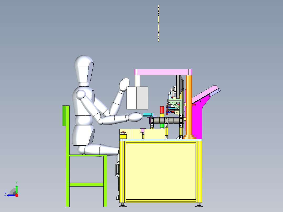 A8_纸袋分页包装一体机右视图