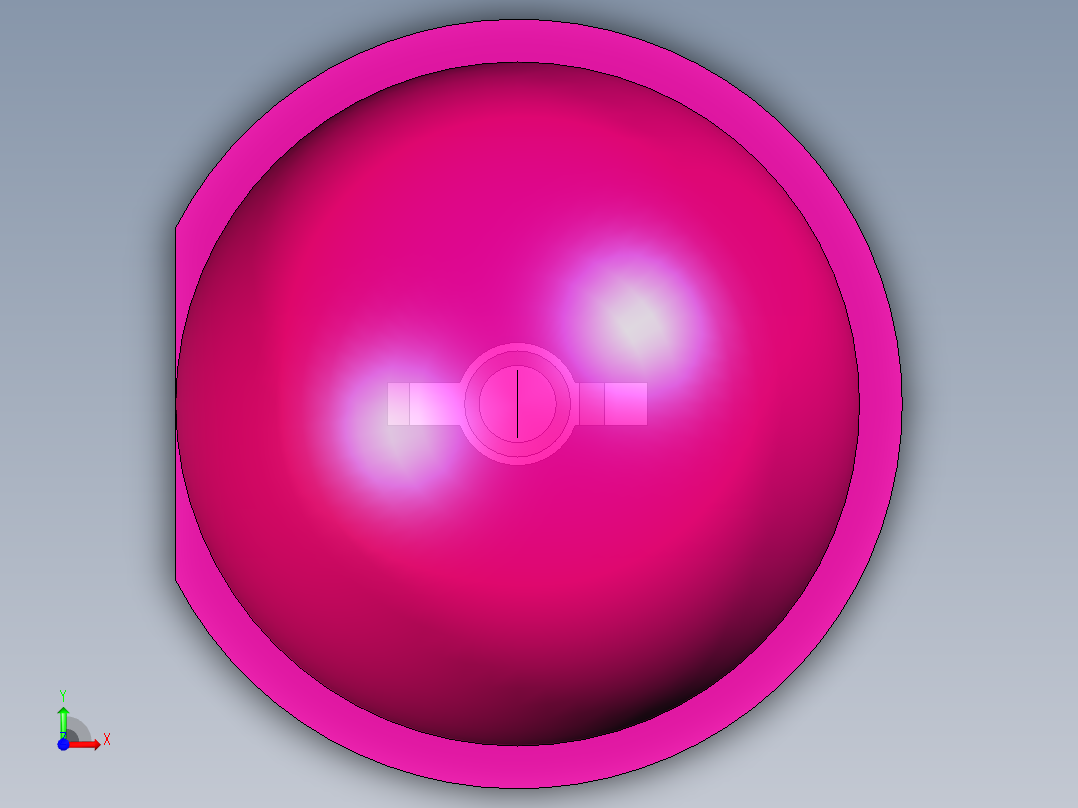 LED_Round_Rose_D8.0mm前视图