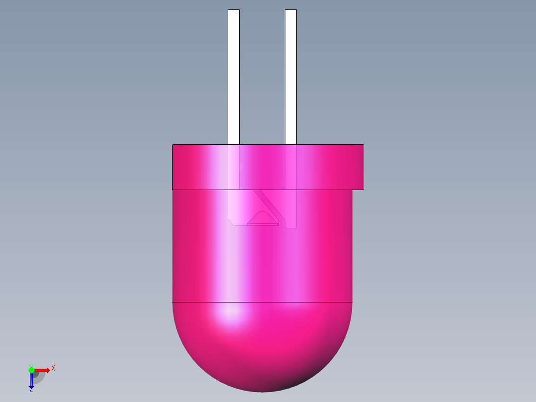 LED_Round_Rose_D8.0mm俯视图