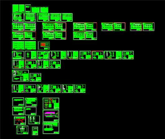 一条生产线电气全套图纸