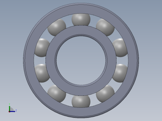 滚珠轴承-SKF BALL BEARING 6203 17x40x12左视缩略图
