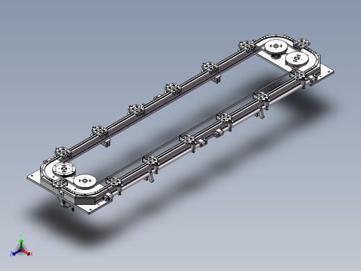 环形导轨线 自动化流水线