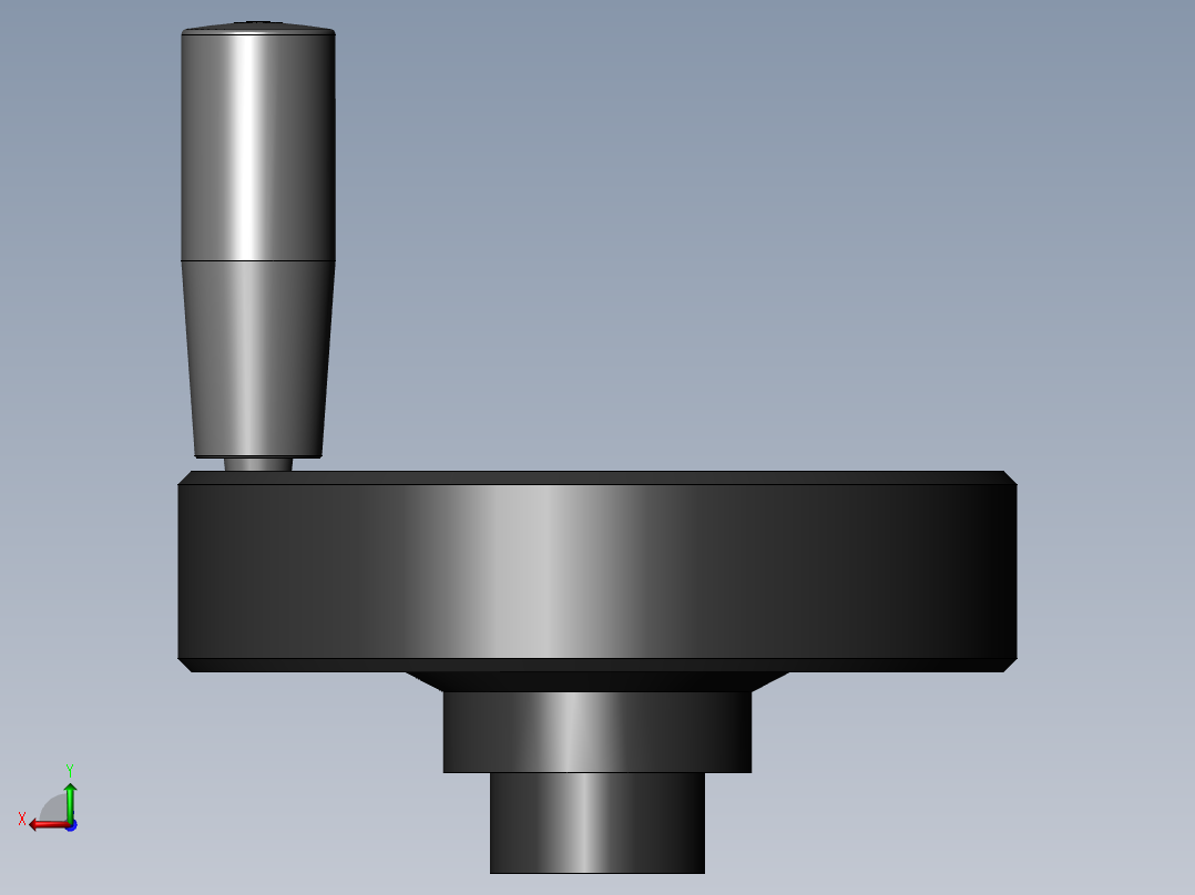 内波纹手轮 12x125后视图