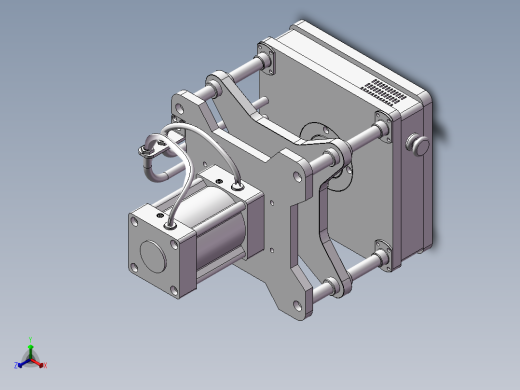 膜片冲压机正等轴测缩略图