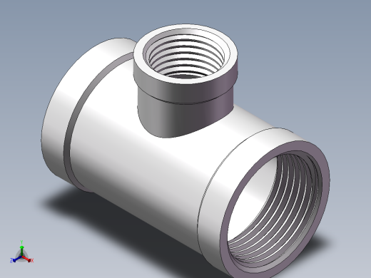 三通-异径 DN25-DN15