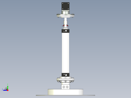 气动机械手设计资料三维+CAD+说明右视缩略图