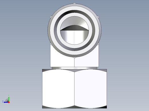 卡套式工业通用硬管接头EO_Swivel_nut_elbow_EW20SOMD71右视缩略图