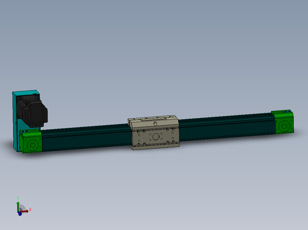 丝杆式模组DC64-TB-MG-P（100-6000mm）主视图