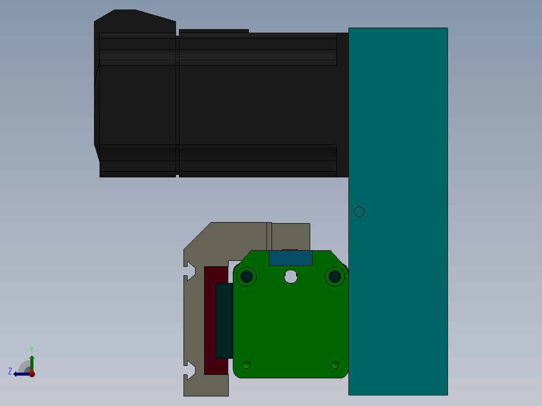 丝杆式模组DC64-TB-MG-P（100-6000mm）右视图