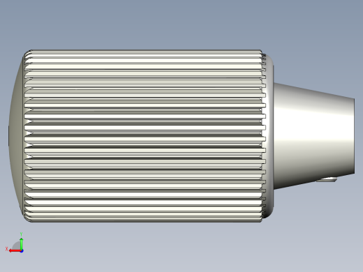滾花把手(軟膠被覆)I.168-SOFT-3D多系列多零件图纸模型后视缩略图