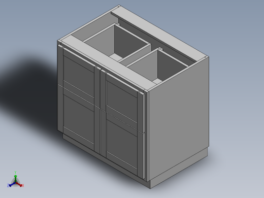 抽屉2正等轴测缩略图