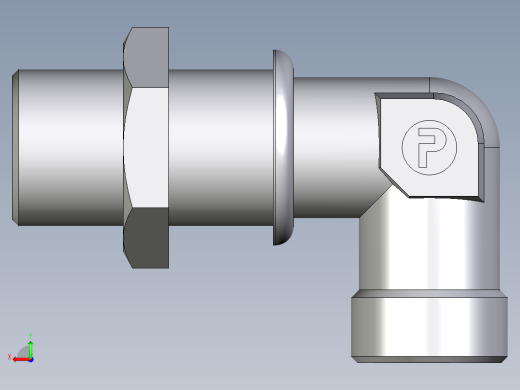 卡套式工业通用硬管接头EO_Bulkhead_elbow_WSV16SOMD71后视缩略图
