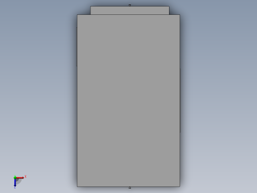 厨桌3D模型俯视缩略图
