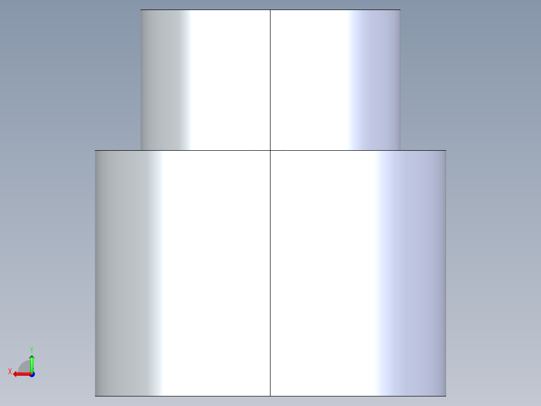CPVC管件11-Sch80_ReducerCoupling_SxS_9829-211_1.5in x 1in后视图