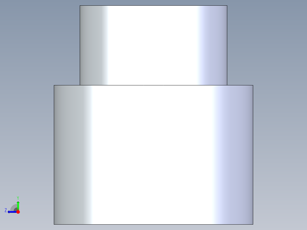 CPVC管件11-Sch80_ReducerCoupling_SxS_9829-211_1.5in x 1in右视图