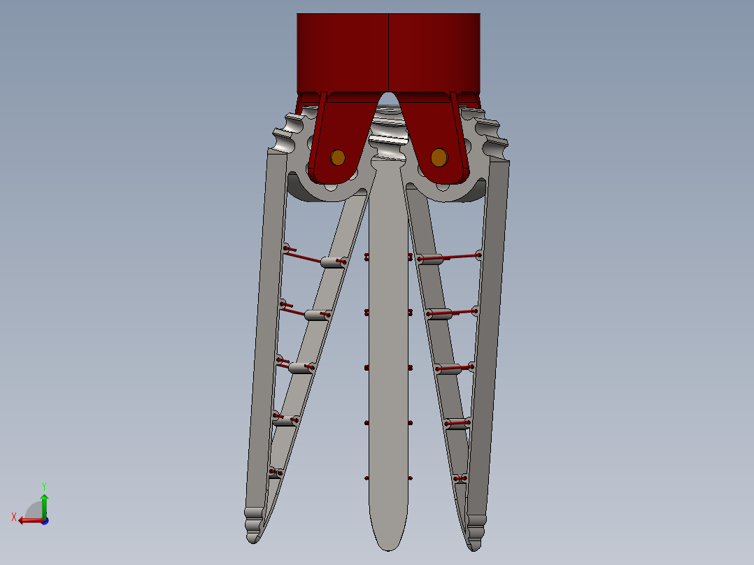 机械爪 3D图纸 (38)后视图