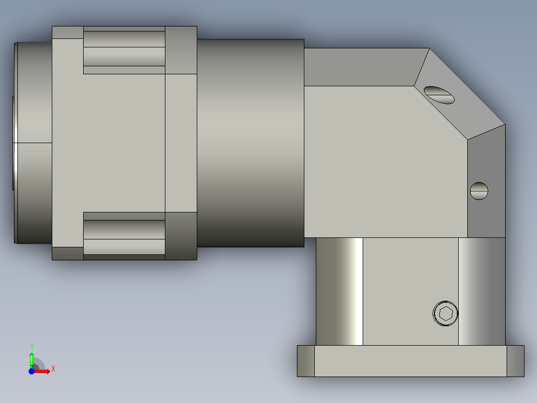 直齿孔ZPLX180-L3 42-114.3-200-M12.STEP前视图